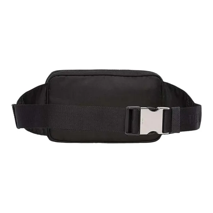 PRADA Nylon Fanny Pack Unisex Black-2