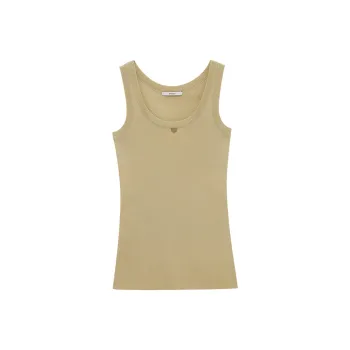 DAZZLE Tank Tops Women's Gold