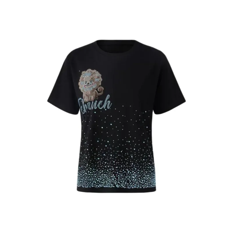 TCH T Shirts Women's Black-4