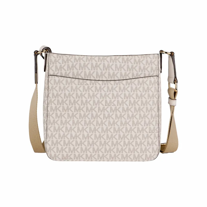 MICHAEL KORS Jet Set Travel Small Signature Logo Messenger Bag-2