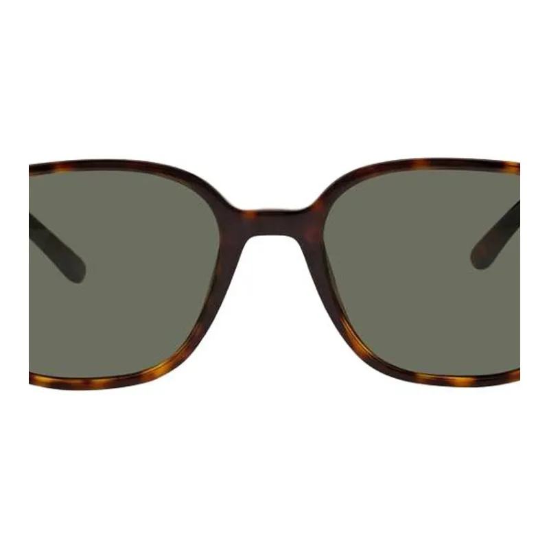 RayBan Acetate Square Sunglasses Unisex Brown-1