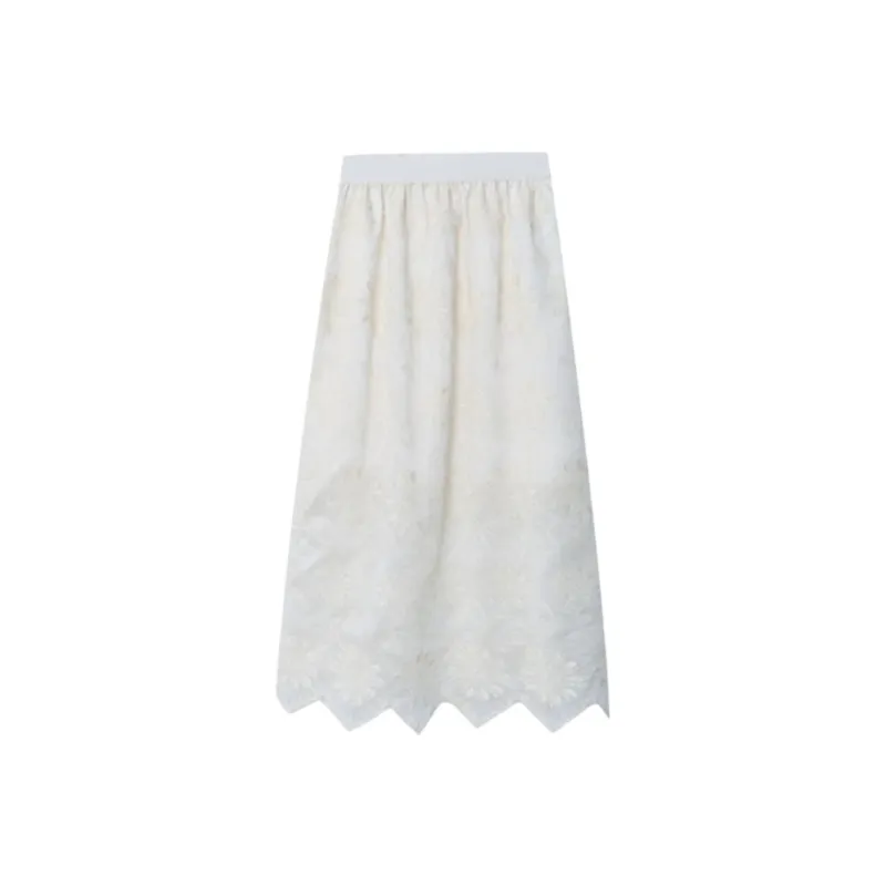 ONE SHALLOW Casual Long Skirt Women's-0