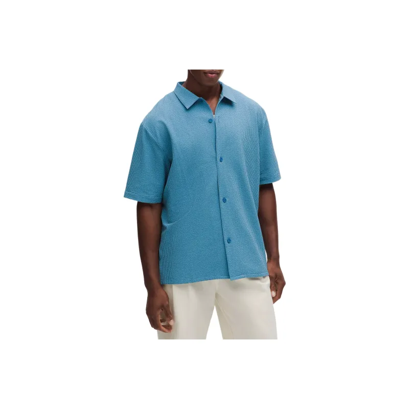 Lululemon Textured Camp Collar Shirt Men's-3