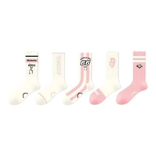 Gentle Welcome Mid Calf Socks Women's 5 Pack