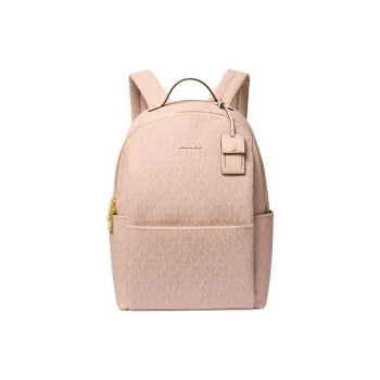 MICHAEL KORS Coated Canvas Backpack Tubas Women's Pink