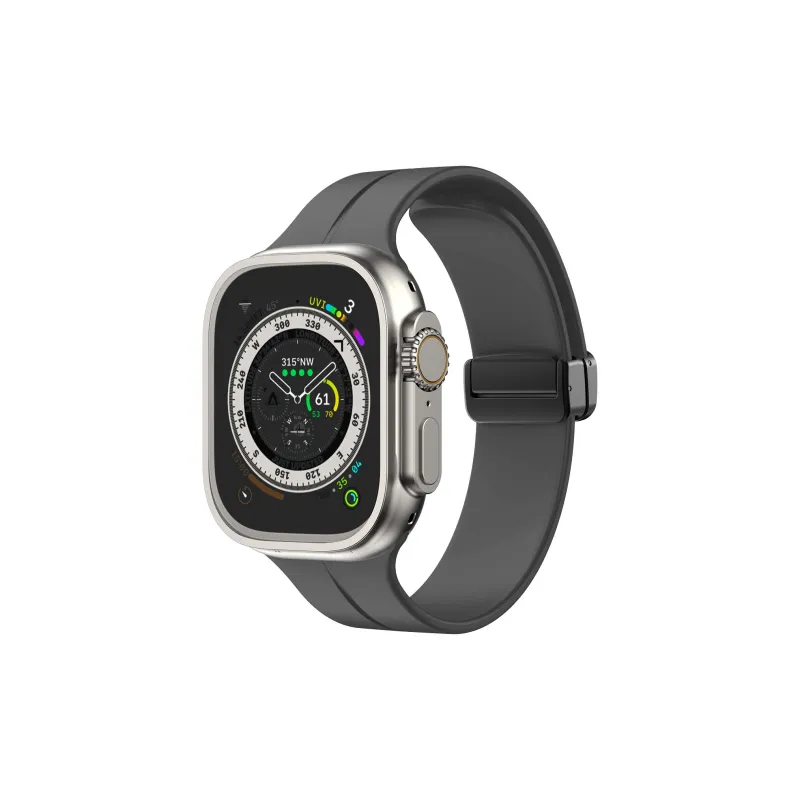 KVZUVUU IwatchS10/s9/8/7/6/Ultra Apple Compatibility Watch Band Silicone Material-28