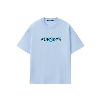 YK&YB T Shirts Unisex Sky Blue