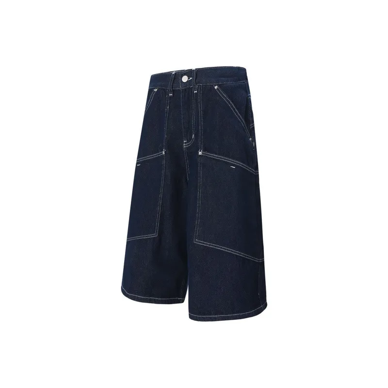 FA2LO Denim Shorts Unisex Blue-0