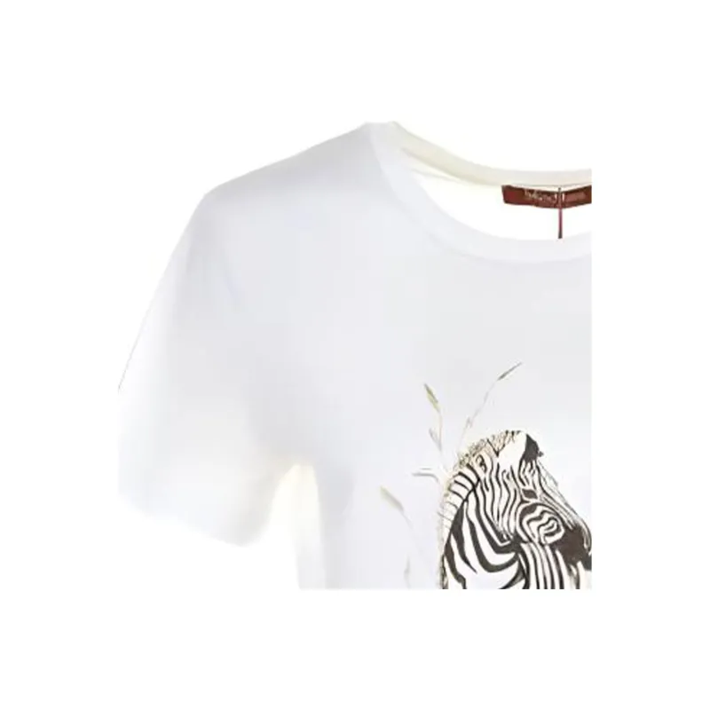 MaxMara Studio Graphic Printed Crewneck T Shirt-2