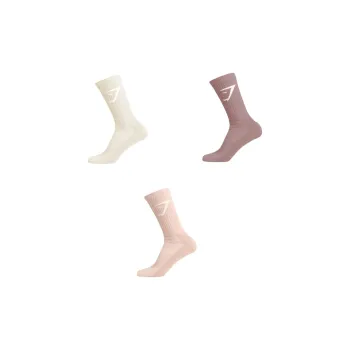 GYMSHARK Mid Calf Socks Unisex 3 Pack