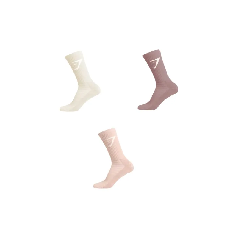 GYMSHARK Mid Calf Socks Unisex 3 Pack-0
