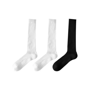 AOKANG Knee High Socks Women's Combo Set