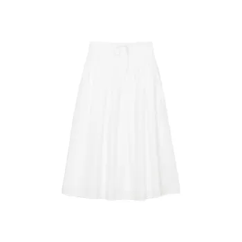 ARITZIA SS25 Wilfred Vetiver Poplin Skirt Casual Long Skirt Women's