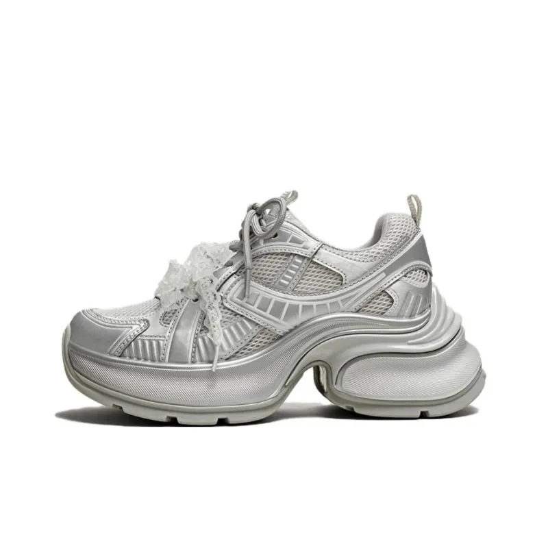 BASTO Breathable Low Top Chunky Sneakers Women's-4