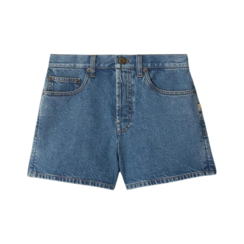 Burberry SS25 Denim Shorts Women's Blue-0