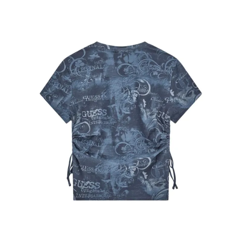 GUESS T Shirts Women's FB6M Blue Print-1