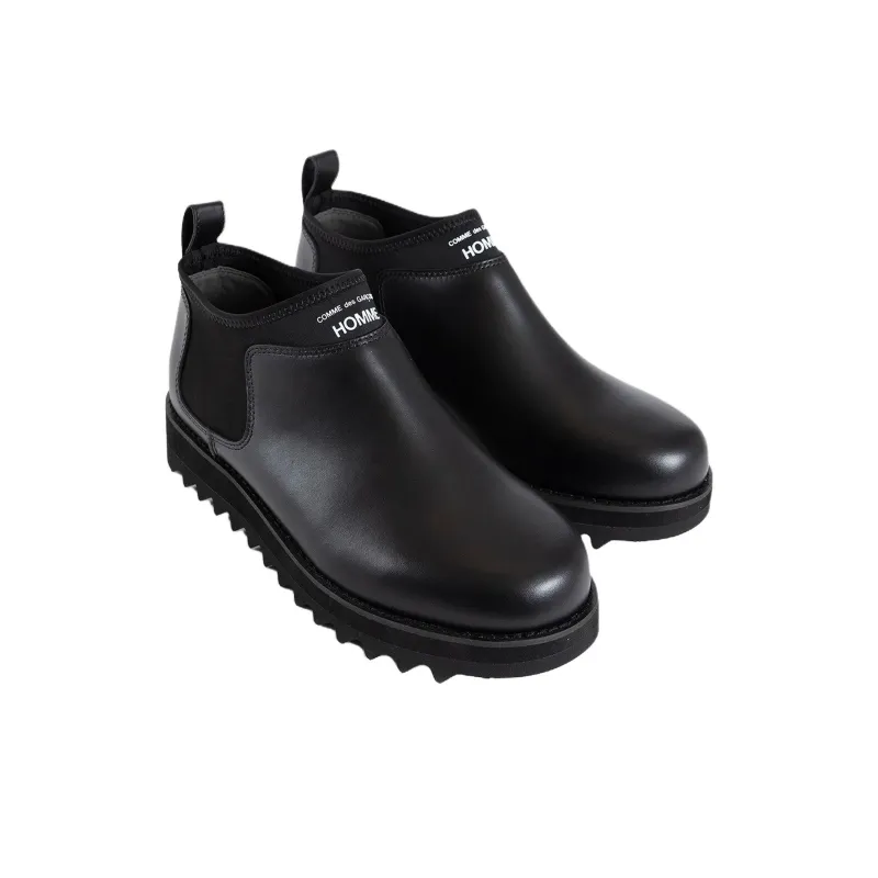 CDG Comme Des Garcons Ankle Length Chelsea Boots Men's Black-3