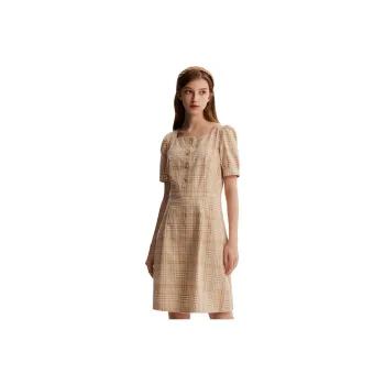 E.land Short Sleeved Dress Women's