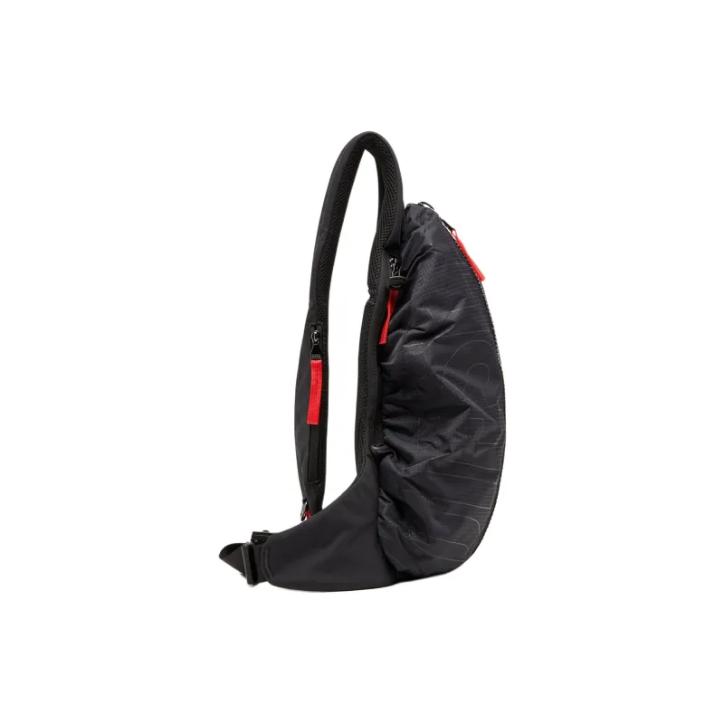 DIESEL Polyester Crossbody Bag, Sling Bag Men's Black-1