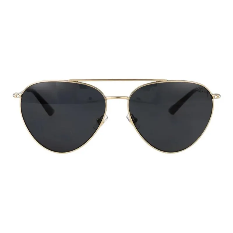 Jimmy Choo Steel Aviator Sunglasses Women's Gold-1