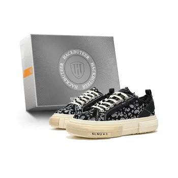 HACKBUTEER Low Top Skateboard Shoes Men's Box Included