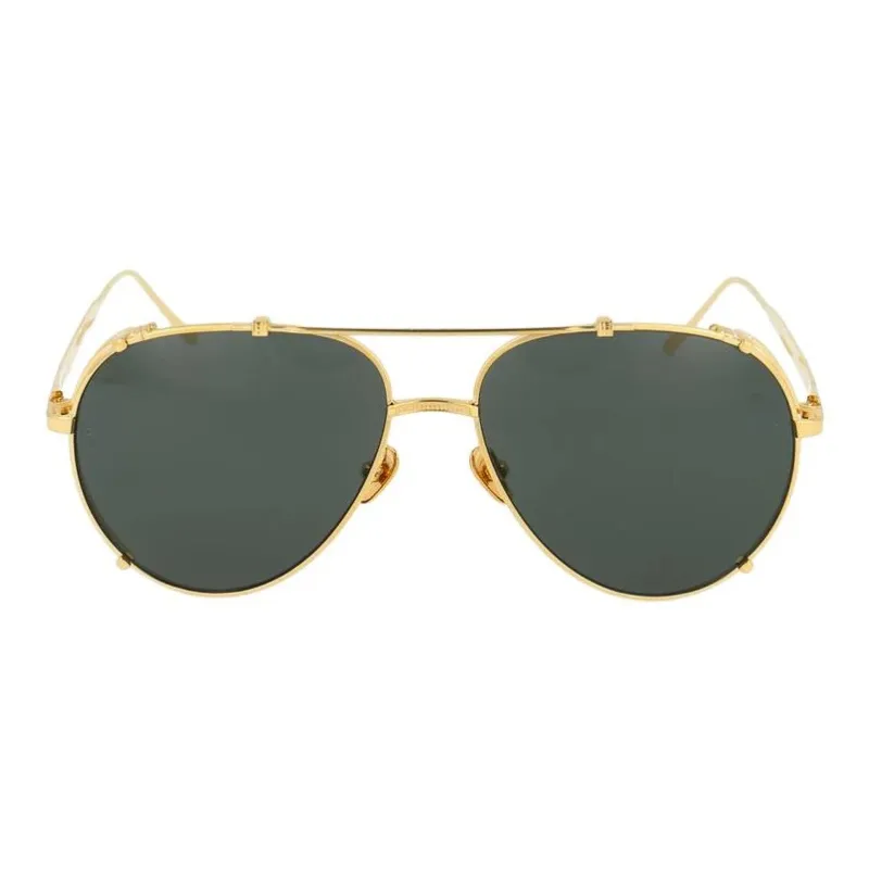 Linda Farrow Newman Aviator Frame Sunglasses-1
