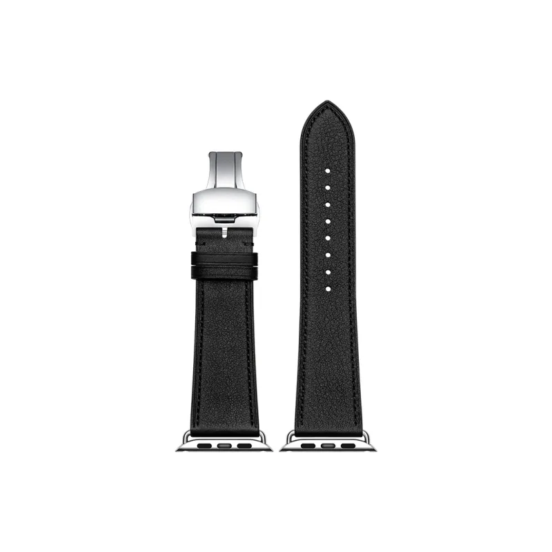 IStrap Apple Compatibility Watch Band 41/42/45/46/49mm Genuine Leather Material-3