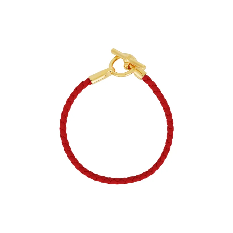 HERMES Leather Bracelets Unisex-1