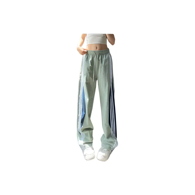 DARK HORSE Casual Pants Unisex Pea Green-3