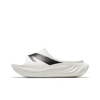 Anta Slip Resistant Slide Slippers Men's White Black