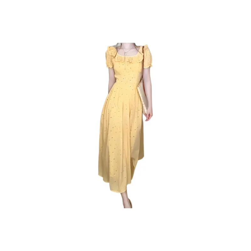 Dior Beauty Dress Women's Yellow-0