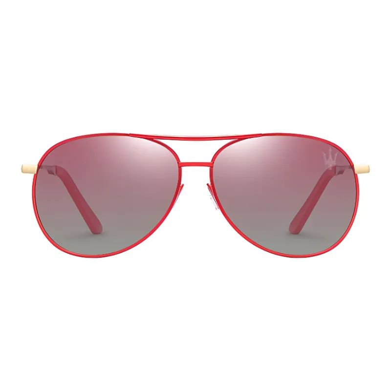 Maserati Metal Aviator Sunglasses Unisex-1