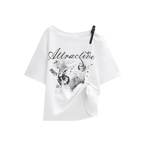 ABBY GODDESS T Shirts Women's White