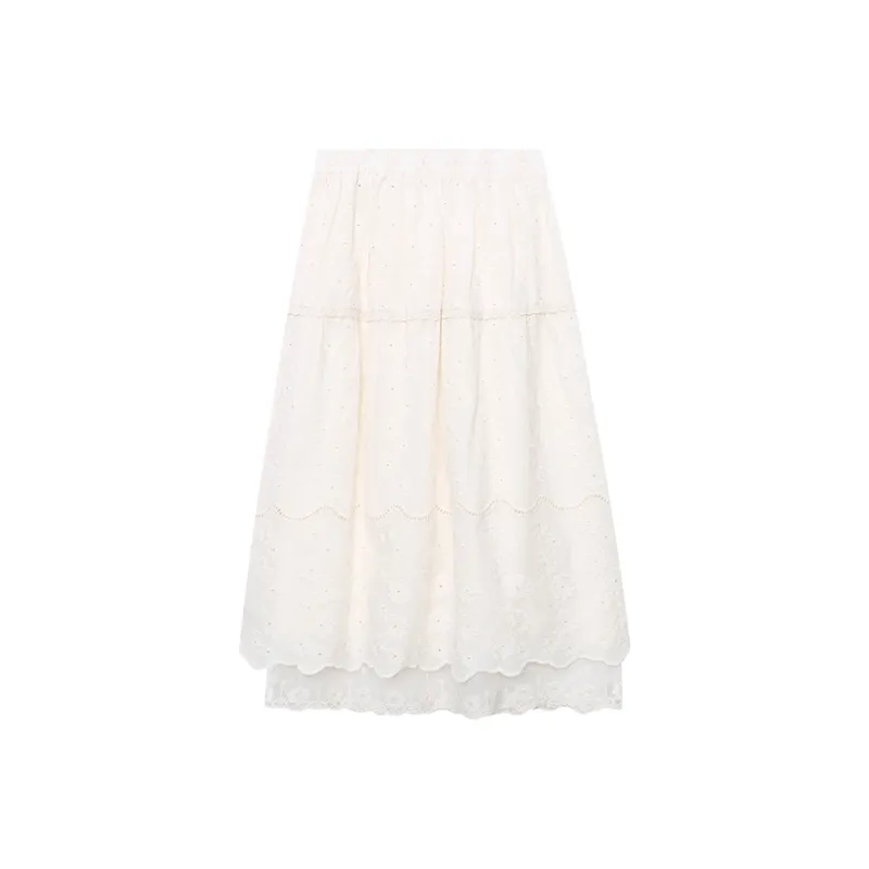 CHARM PICK Casual Long Skirt Women's-1
