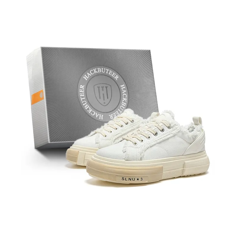 HACKBUTEER Low Top Skateboard Shoes Men's Box Included-5