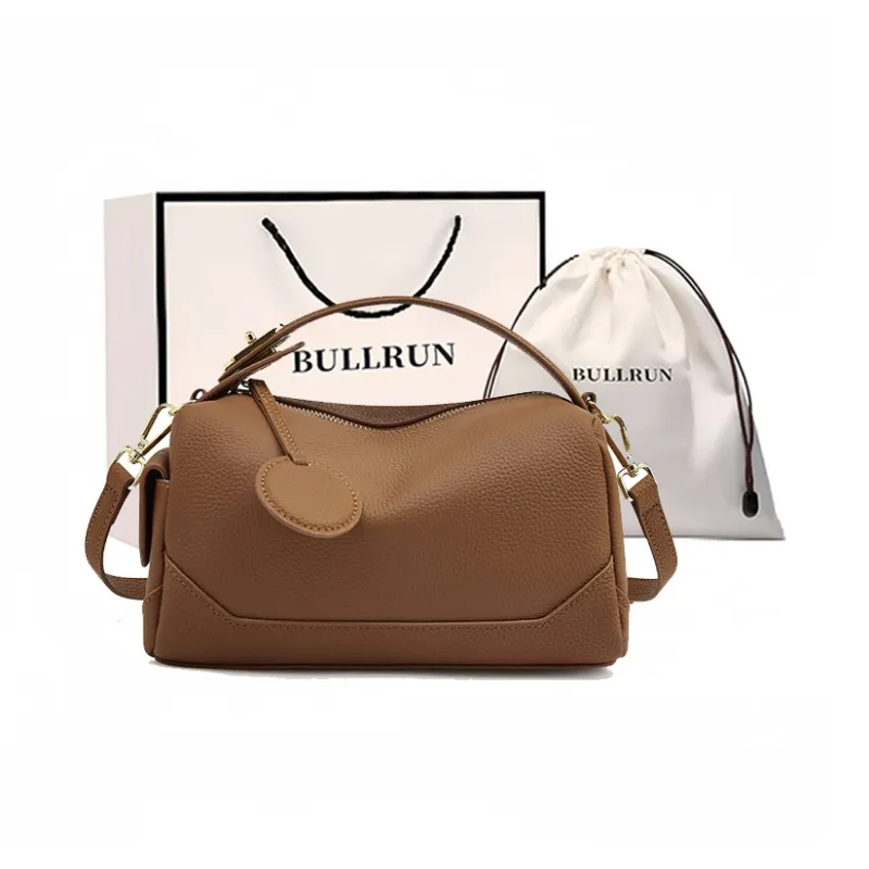 Bullrun Cow Leather With Synthetic Leather Handbag Women's Multicolor-4
