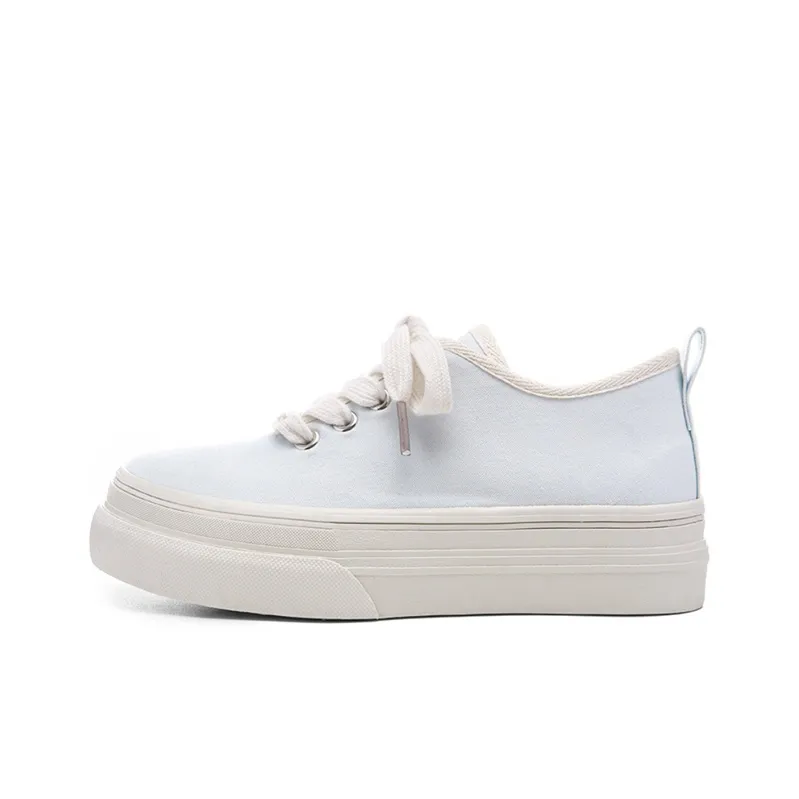 Ordifen Low Top Skateboard Shoes Women's Light Blue-0