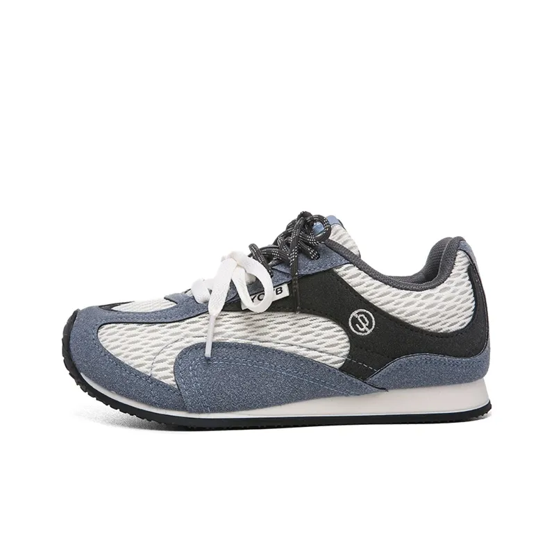 The New Age Family Low Top Skateboard Shoes Women's Blue Gray-0