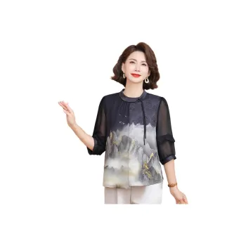 PIERRE CARDIN Chiffon Shirt Women's