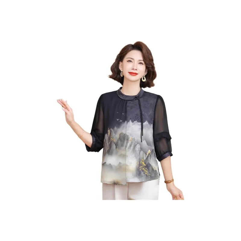 PIERRE CARDIN Chiffon Shirt Women's-0