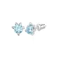 Light Blue Dragon Claw Stud Earrings-1 Pair