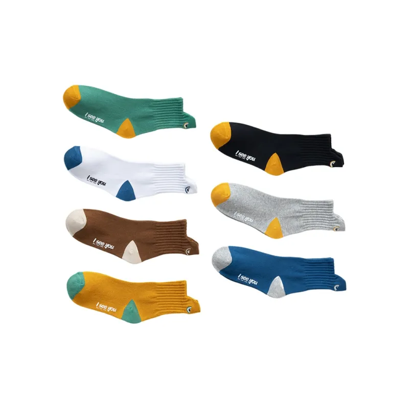 The Temptation Of The Muse Mid Calf Socks Men's 7 Pack-0
