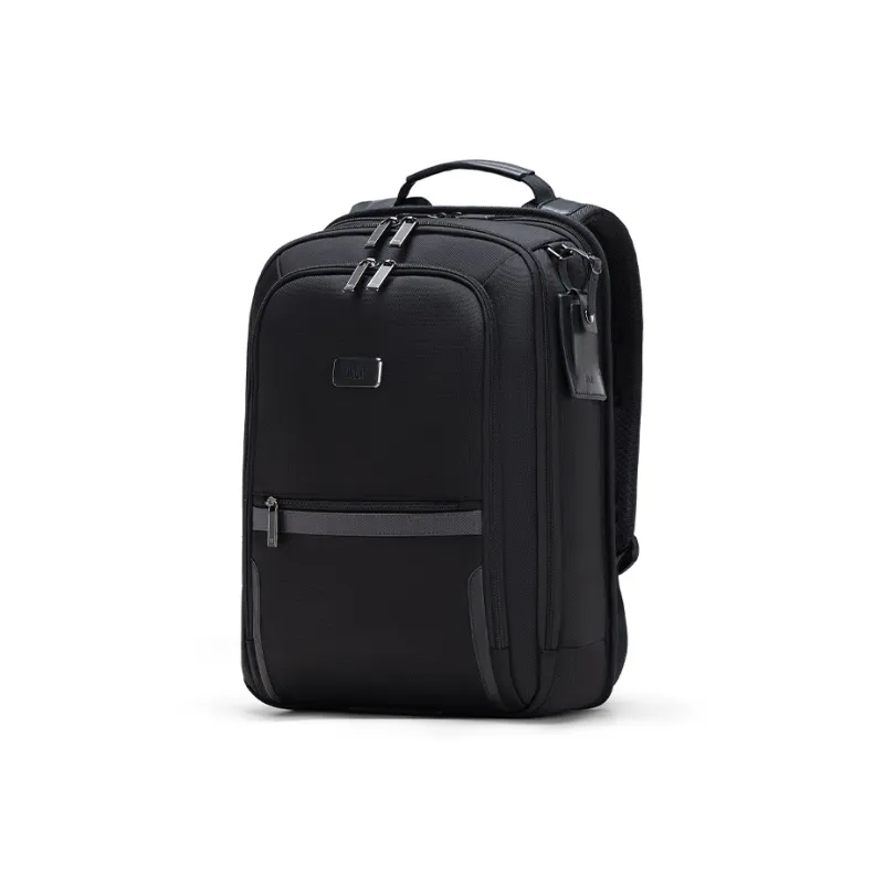 HLA Polyester Backpack Unisex Black/Blue-2