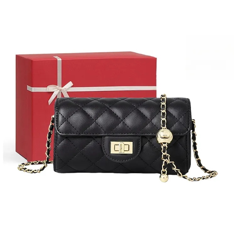 CNNCOO Cow Leather With Synthetic Leather Crossbody Bag Women's Black-0
