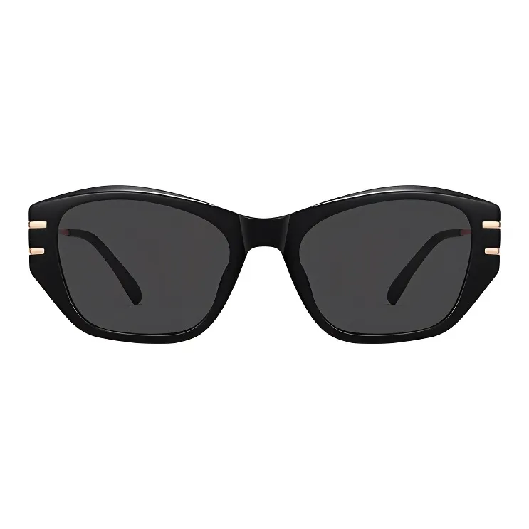 PSACSS Plate Frame Cat Eye Sunglasses Unisex-1