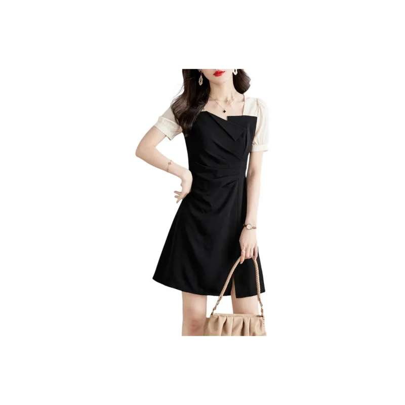 Still Quiet Short Sleeved Dress Women's-0