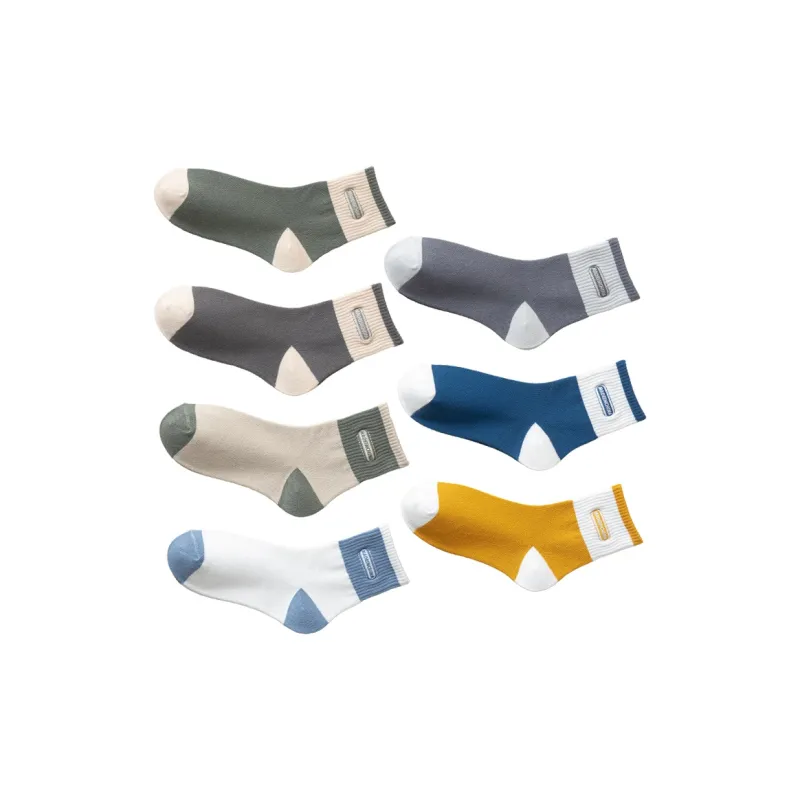 The Temptation Of The Muse Mid Calf Socks Men's 7 Pack-8