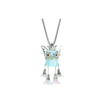 Wood Devil Alloy Necklaces Unisex