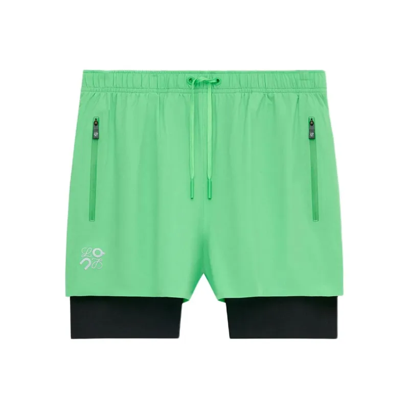LOEWE x On SS25 Sports Shorts Men's Green-0