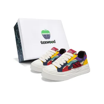 TEXWOOD Slip Resistant Balance Low Top Skateboard Shoes Men's